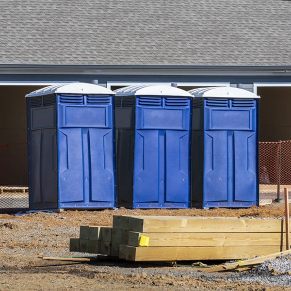 how do you dispose of waste after the portable toilets have been emptied in Port Costa